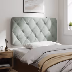 VidaXL 374714 tête de lit et pied de lit Gris clair