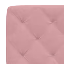 VidaXL 374719 tête de lit et pied de lit Rose - Vue supplémentaire 8