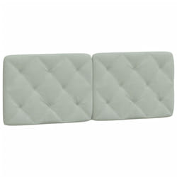 VidaXL 374720 tête de lit et pied de lit Gris clair