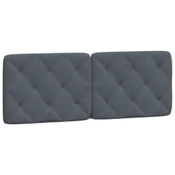 VidaXL 374721 tête de lit et pied de lit Gris foncé