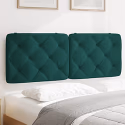 VidaXL 374723 tête de lit et pied de lit Vert foncé