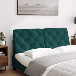 VidaXL 374723 tête de lit et pied de lit Vert foncé