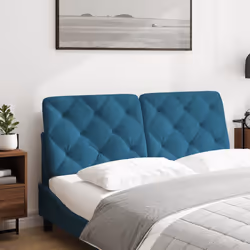 VidaXL 374724 tête de lit et pied de lit Bleu