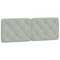 VidaXL 374727 tête de lit et pied de lit Gris clair