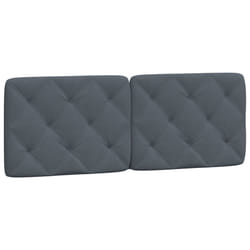 VidaXL 374728 tête de lit et pied de lit Gris foncé