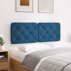 VidaXL 374731 tête de lit et pied de lit Bleu - Vue supplémentaire 4