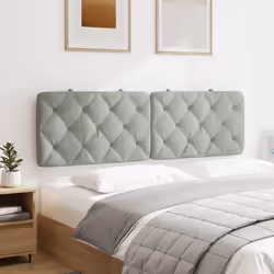 VidaXL 374733 tête de lit et pied de lit Gris clair - Vue supplémentaire 4