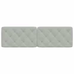 VidaXL 374733 tête de lit et pied de lit Gris clair - Vue supplémentaire 5