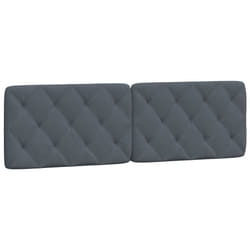 VidaXL 374734 tête de lit et pied de lit Gris foncé