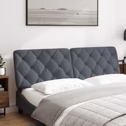 VidaXL 374734 tête de lit et pied de lit Gris foncé