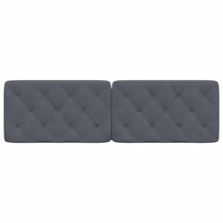 VidaXL 374734 tête de lit et pied de lit Gris foncé - Vue supplémentaire 5