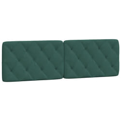 VidaXL 374736 tête de lit et pied de lit Vert foncé