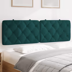 VidaXL 374736 tête de lit et pied de lit Vert foncé