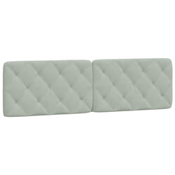 VidaXL 374739 tête de lit et pied de lit Gris clair