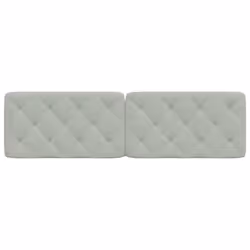 VidaXL 374739 tête de lit et pied de lit Gris clair - Vue supplémentaire 5