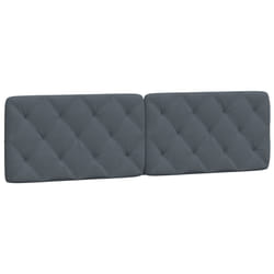 VidaXL 374740 tête de lit et pied de lit Gris foncé