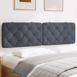 VidaXL 374740 tête de lit et pied de lit Gris foncé
