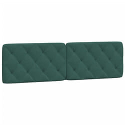 VidaXL 374742 tête de lit et pied de lit Vert foncé