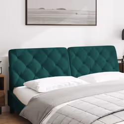 VidaXL 374742 tête de lit et pied de lit Vert foncé