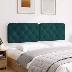 VidaXL 374742 tête de lit et pied de lit Vert foncé - Vue supplémentaire 4