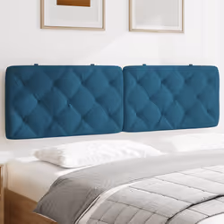 VidaXL 374743 tête de lit et pied de lit Bleu