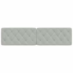 VidaXL 374747 tête de lit et pied de lit Gris clair - Vue supplémentaire 5