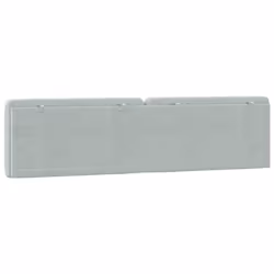 VidaXL 374747 tête de lit et pied de lit Gris clair - Vue supplémentaire 7