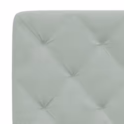 VidaXL 374747 tête de lit et pied de lit Gris clair - Vue supplémentaire 8