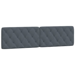 VidaXL 374748 tête de lit et pied de lit Gris foncé