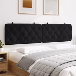 VidaXL 374749 tête de lit et pied de lit Noir - Vue supplémentaire 4