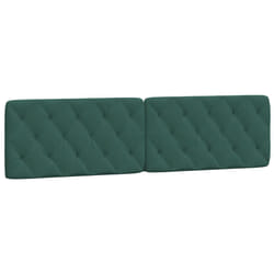 VidaXL 374750 tête de lit et pied de lit Vert foncé