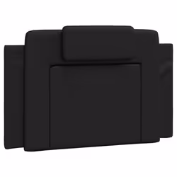 VidaXL 374760, Noir, Coton, Simili-cuir, Polyester, Polyvinyl chloride (PVC), 80 cm, 800 mm, 49 cm, 30 mm