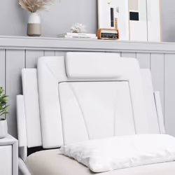 VidaXL 374761 tête de lit et pied de lit Blanc - Vue supplémentaire 4