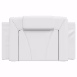 VidaXL 374761 tête de lit et pied de lit Blanc - Vue supplémentaire 5