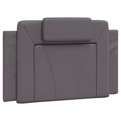 VidaXL 374763, Gris, Coton, Simili-cuir, Polyester, Polyvinyl chloride (PVC), 80 cm, 800 mm, 49 cm, 30 mm