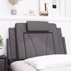 VidaXL 374763 tête de lit et pied de lit Gris - Vue supplémentaire 4