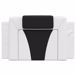 VidaXL 374766 tête de lit et pied de lit Noir, Blanc - Vue supplémentaire 5