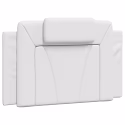 VidaXL 374768, Blanc, Coton, Simili-cuir, Polyester, Polyvinyl chloride (PVC), 90 cm, 900 mm, 49 cm, 30 mm