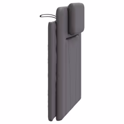VidaXL 374770 tête de lit et pied de lit Gris - Vue supplémentaire 6