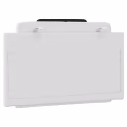 VidaXL 374773 tête de lit et pied de lit Noir, Blanc - Vue supplémentaire 7
