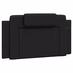 VidaXL 374774, Noir, Coton, Simili-cuir, Polyester, Polyvinyl chloride (PVC), 100 cm, 1000 mm, 49 cm, 30 mm