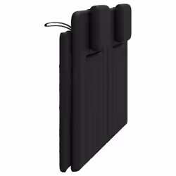 VidaXL 374781 tête de lit et pied de lit Noir - Vue supplémentaire 4
