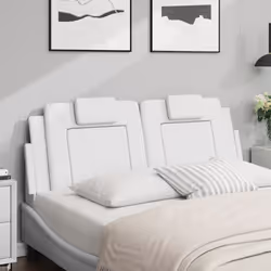 VidaXL 374782 tête de lit et pied de lit Blanc