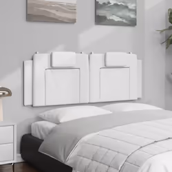 VidaXL 374782 tête de lit et pied de lit Blanc