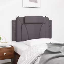 VidaXL 374784 tête de lit et pied de lit Gris - Vue supplémentaire 4