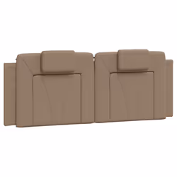 VidaXL 374785, Cappucino, Coton, Simili-cuir, Polyester, Polyvinyl chloride (PVC), 120 cm, 1200 mm, 49 cm, 30 mm