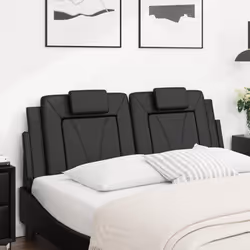 VidaXL 374790 tête de lit et pied de lit Noir