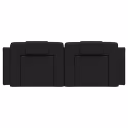 VidaXL 374790 tête de lit et pied de lit Noir - Vue supplémentaire 5