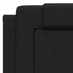 VidaXL 374790 tête de lit et pied de lit Noir - Vue supplémentaire 7