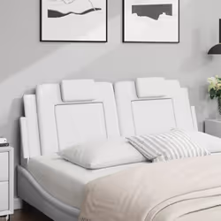 VidaXL 374791 tête de lit et pied de lit Blanc